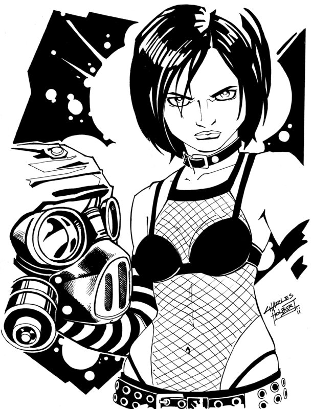Cassie Hack By Charles Holbert Jr In Charles Holberts Event Sketches Comic Art Gallery Room 